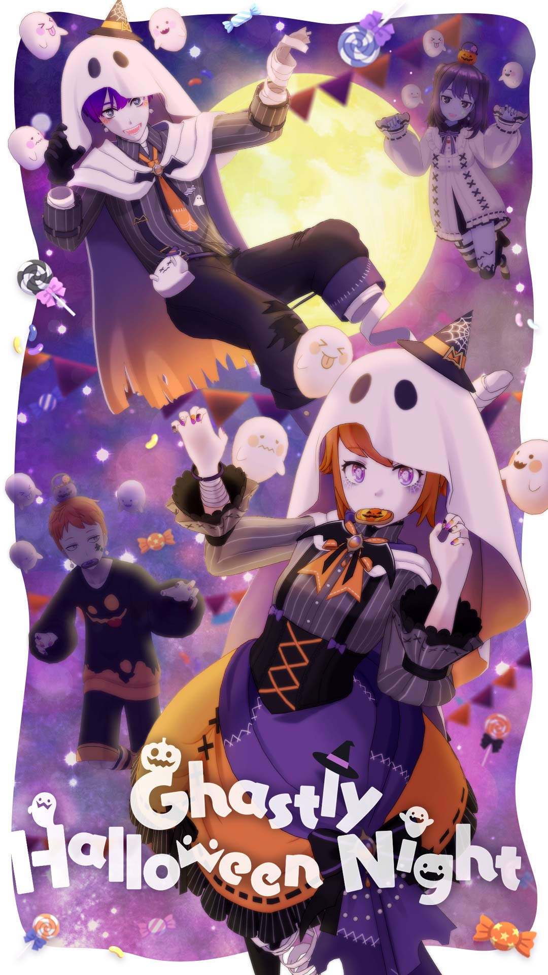 Halloween✩.*˚ おばけちゃんハロウィンリボン【635】 Halloween✩.*˚ おばけちゃんハロウィンリボン【635】 【公式通販】