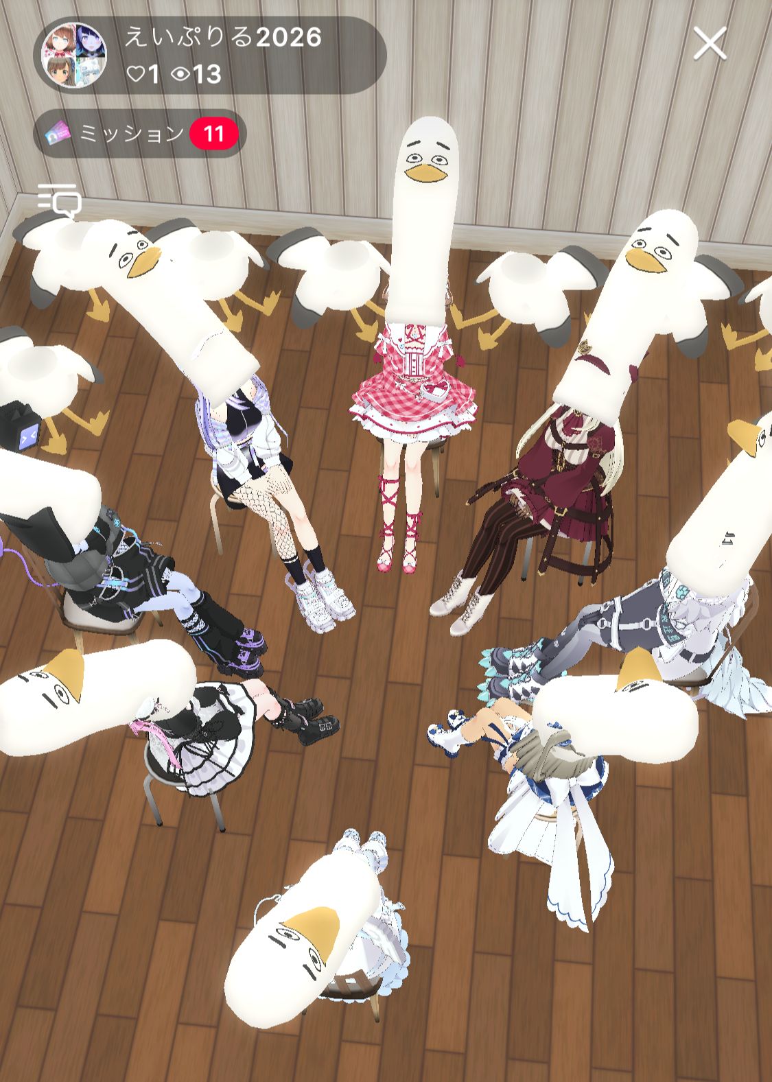 カモメのスズキさんのかぶりもの詳細